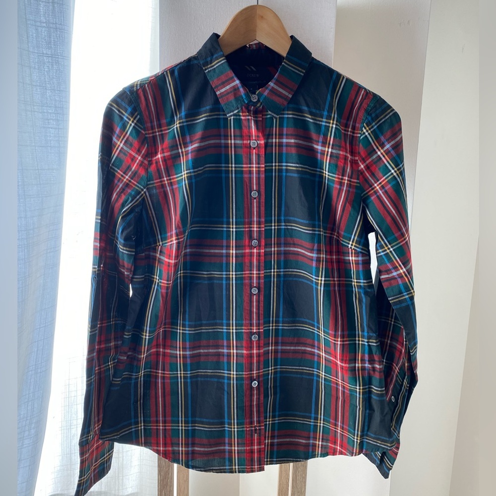 Women’s J.Crew Plaid Buttom Up Shirt